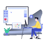 Designer workflow illustration